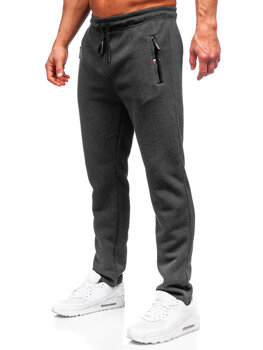 Антрацитові чоловічі спортивні штани великого розміру Bolf JX6216