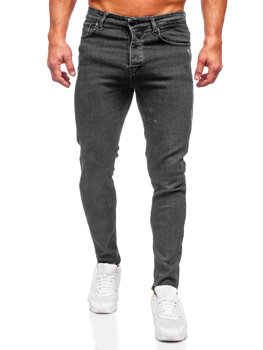Графітові чоловічі джинсові штани regular fit Bolf 6134
