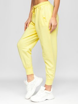 Жовті жіночі спортивні штани Bolf 0011