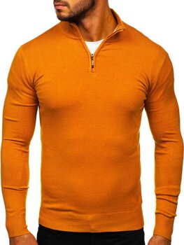 Кемел чоловічий светр з коміром-стійкою Bolf YY08