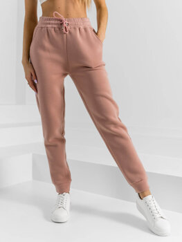 Пудрово-рожеві жіночі спортивні штани Bolf HL540