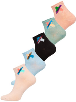 Різнокольорові жіночі шкарпетки Bolf NY0020-5P 5 PACK