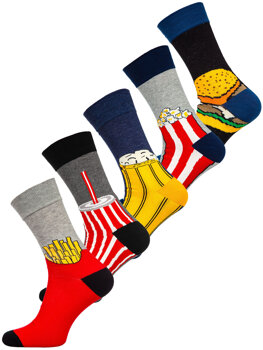 Різнокольорові чоловічі шкарпетки Bolf MQ340-5P 5 PACK