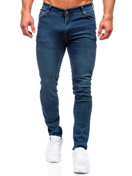 Темно-сині джинсові штани чоловічі slim fit Bolf 5066-2
