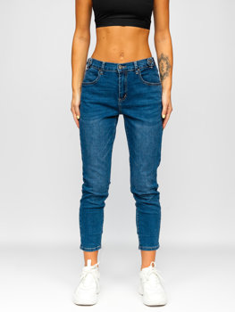 Темно-сині жіночі джинсові штани Bolf FL1943