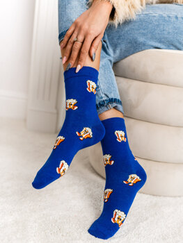 Темно-сині жіночі шкарпетки Bolf WQ7625-2