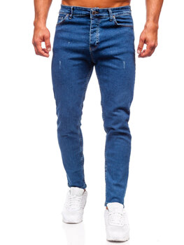 Темно-сині чоловічі джинси regular fit Bolf 6052