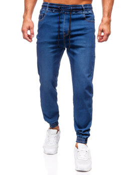 Темно-сині чоловічі джинсові джоггери Bolf 8106