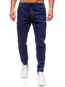 Темно-сині чоловічі джинсові джоггери Bolf 8136