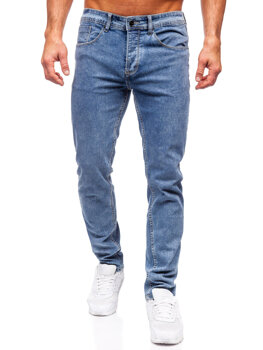 Темно-сині чоловічі джинсові штани slim fit Bolf MP0192BC