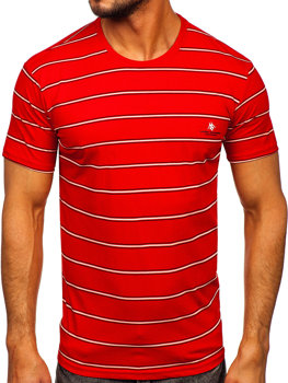 Червона чоловіча футболка Bolf 14952