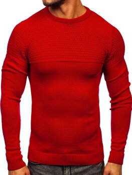 Червоний чоловічий светр Bolf 4623