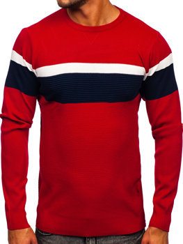 Червоний чоловічий светр Bolf H2115