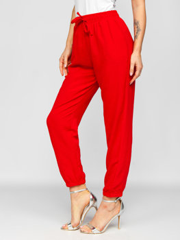 Червоні жіночі штани-джоггери Bolf W5071