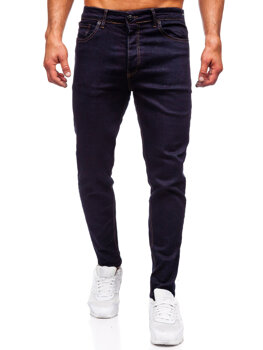 Чоловічі темно-сині джинсові штани slim fit Bolf 5367