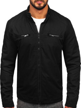 Чорна чоловіча демісезонна куртка Bolf 84M3002
