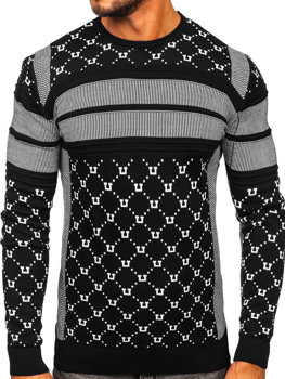 Чорний чоловічий светр Bolf 1059