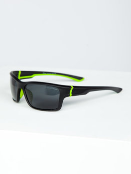 Чорно-зелені сонцезахисні окуляри Bolf MIAMI6