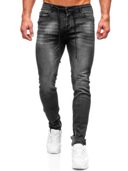 Чорні джинси чоловічі regular fit Bolf MP021N