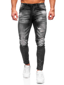 Чорні джинси чоловічі slim fit Bolf MP005N