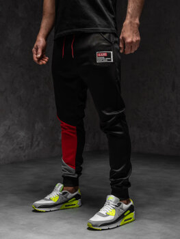 Чорні джоггери тренувальні штани чоловічі Bolf K20003A1