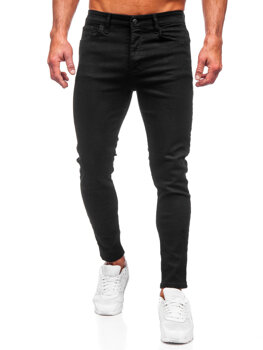 Чорні чоловічі джинсові штани slim fit Bolf 6087