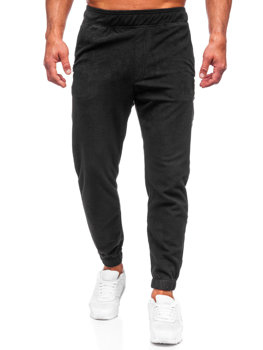 Чорні чоловічі флісові спортивні штани 4F SPMD014
