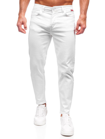 Білі чоловічі тканинні штани Bolf GT-S
