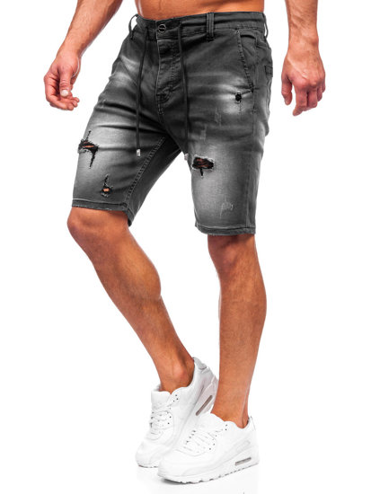 Графітові чоловічі джинсові шорти Bolf MP0036G1