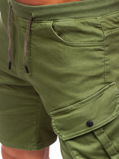 Зелені чоловічі шорти-карго Bolf 384K