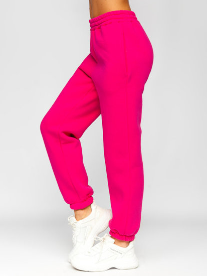 Рожеві товсті жіночі спортивні штани Bolf 3992