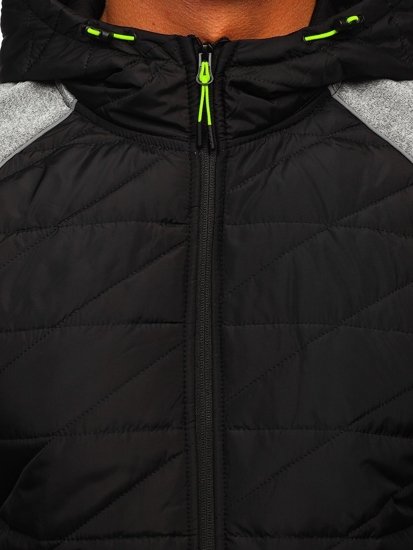 Сіра чоловіча демісезонна куртка Bolf KS2145