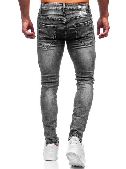 Сірі чоловічі джинсові штани slim fit Bolf 61005S0