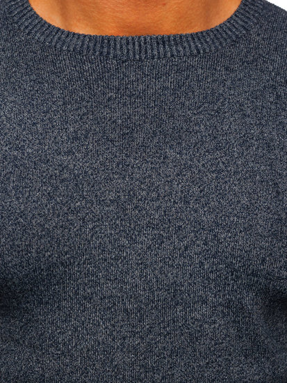 Темно-синій чоловічий светр Bolf S8165