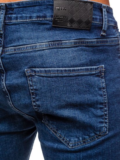 Темно-сині чоловічі джинси regular fit Bolf R901