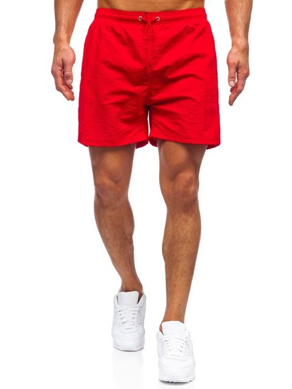 Червоні чоловічі шорти для плавання Bolf YW07003