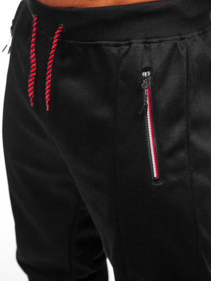 Чорні чоловічі спортивні штани Bolf 8K220