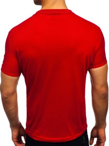 Бордова чоловіча футболка поло Bolf GD02