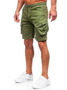Зелені чоловічі шорти-карго Bolf 384K