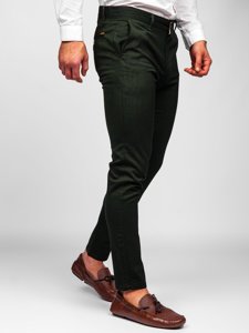 Зелені чоловічі штани чінос Bolf 0015