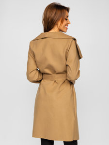 Кемел довге жіноче пальто Bolf 5079