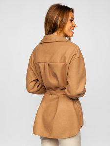 Кемел коротке жіноче пальто Bolf 1056