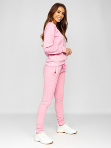 Світло-рожевий жіночий спортивний костюм Bolf 0001
