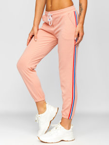 Світло-рожеві жіночі спортивні штани Bolf YW01020