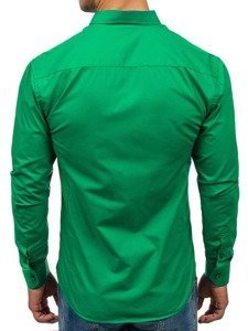 Сорочка чоловіча BOLF 1703 зелена