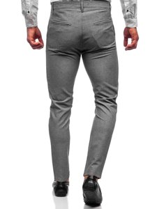 Сірі чоловічі штани чінос Bolf 0016