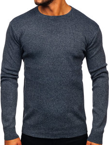 Темно-синій чоловічий светр Bolf S8165