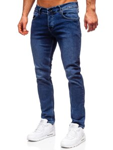 Темно-сині чоловічі джинси regular fit Bolf R901