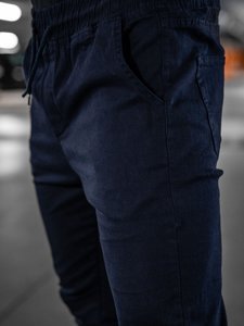 Темно-сині чоловічі штани джоггери Bolf 0905