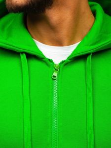 Толстовка чоловіча з капюшоном світло-зелена Bolf 2008